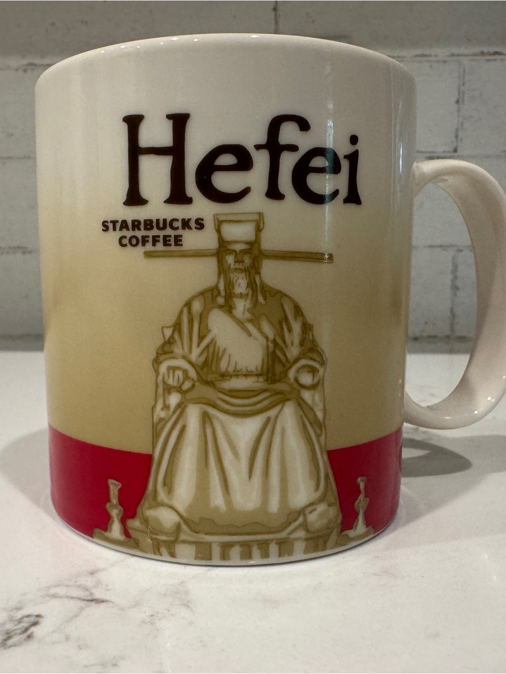 Starbucks Coffee Mug . HEFEI    Global Icon Collector Series 16oz .